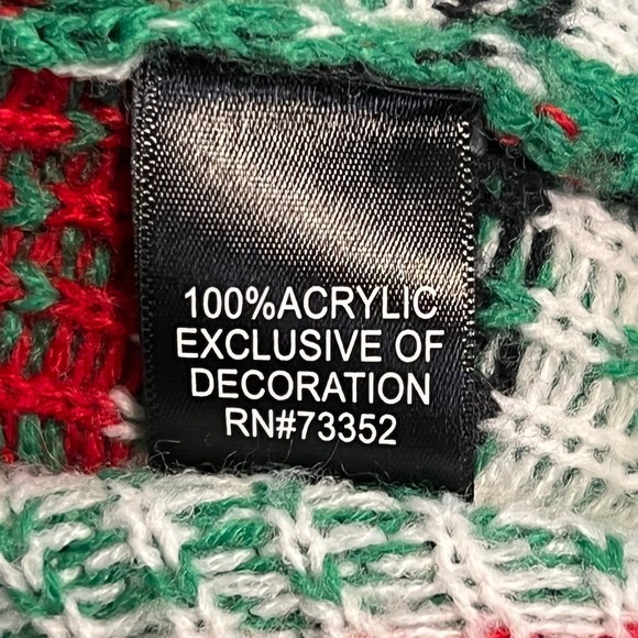 Blizzard Bay Men Ugly Xmas Office Knit Sweater Cow Santa Green M Bell Winter3823 - Picture 8 of 12